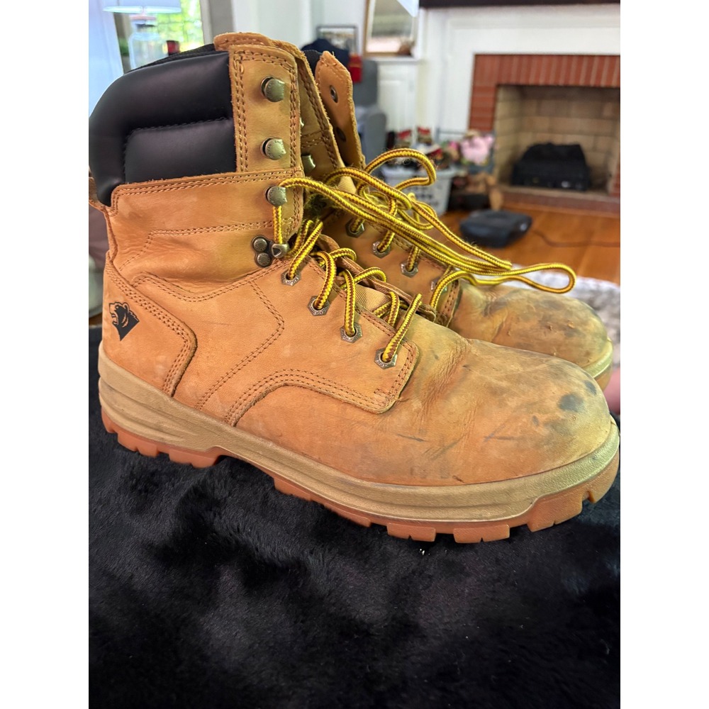 Herman Survivors Mens Professional Work Boots Tan Leather ASTM F2413-18 Size 11W